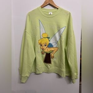 Disney tinker bell pull over sweatshirt